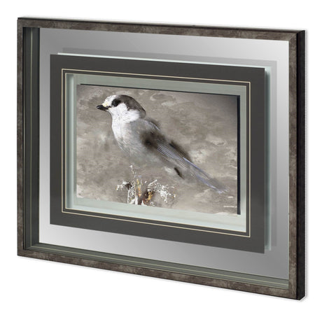 Woodland Animal Bird by Stephan Fontaine Hand Embellished Framed Art Print Matted under Glass from Mercana - Luna Furniture