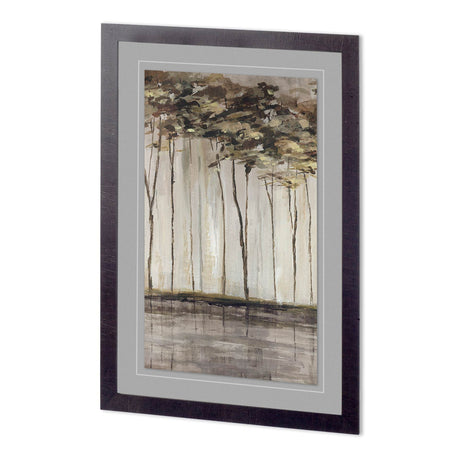 Bank of Birch II by Mercana Studio a Hand Embellished Textured Framed Art Print Matted under Glass from Mercana - Luna Furniture