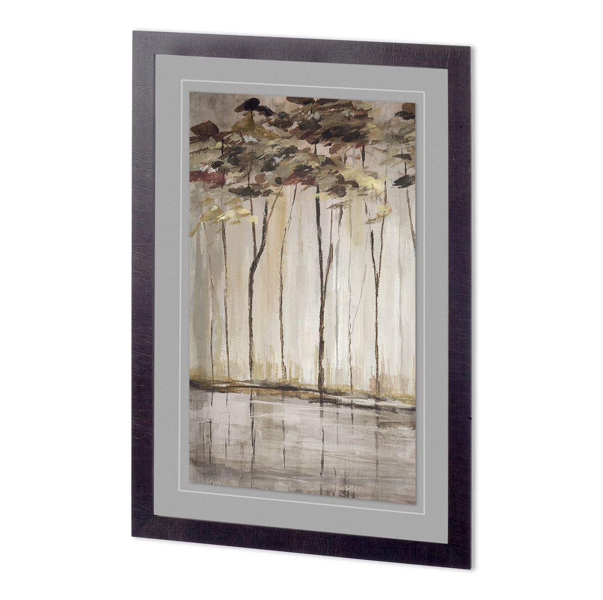 Bank of Birch I by Mercana Studio a Hand Embellished Textured Framed Art Print Matted under Glass from Mercana - Luna Furniture