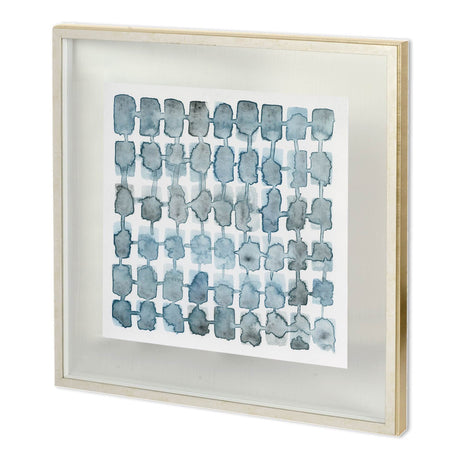 Water Patterns II by Mercana Studio a Hand Embellished Textured Framed Art Print Matted under Glass from Mercana - Luna Furniture
