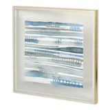 Water Patterns I by Mercana Studio a Hand Embellished Textured Framed Art Print Matted under Glass from Mercana - Luna Furniture