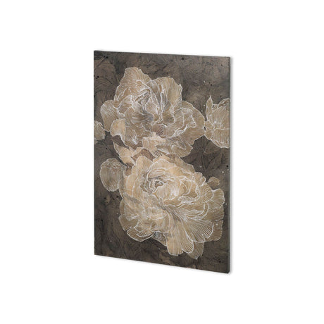 Weaved Peony I by Mercana Studio a Hand Embellished Textured Canvas from Mercana - Luna Furniture
