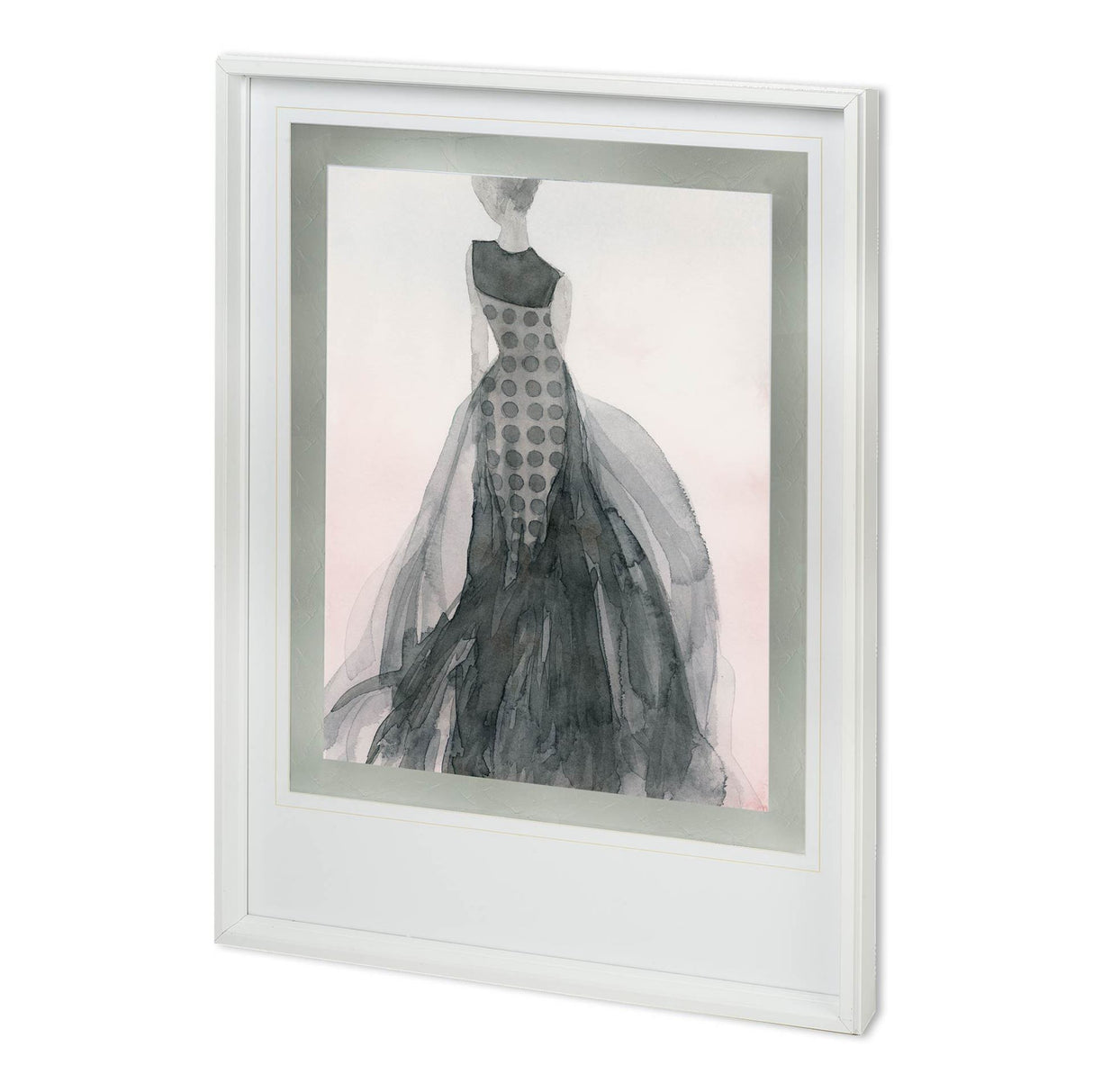 Tulle and Drapery II by Mercana Studio Hand Embellished Textured Framed Art Print Matted under Glass from Mercana - Luna Furniture