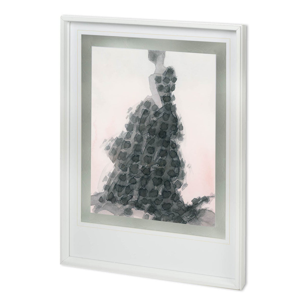 Tulle and Drapery I by Mercana Studio Hand Embellished Textured Framed Art Print Matted under Glass from Mercana - Luna Furniture