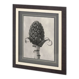Custom Blossfeldt Botanical IV Karl Blossfeldt Hand Embellished Framed Art Print Matted under Glass from Mercana - Luna Furniture