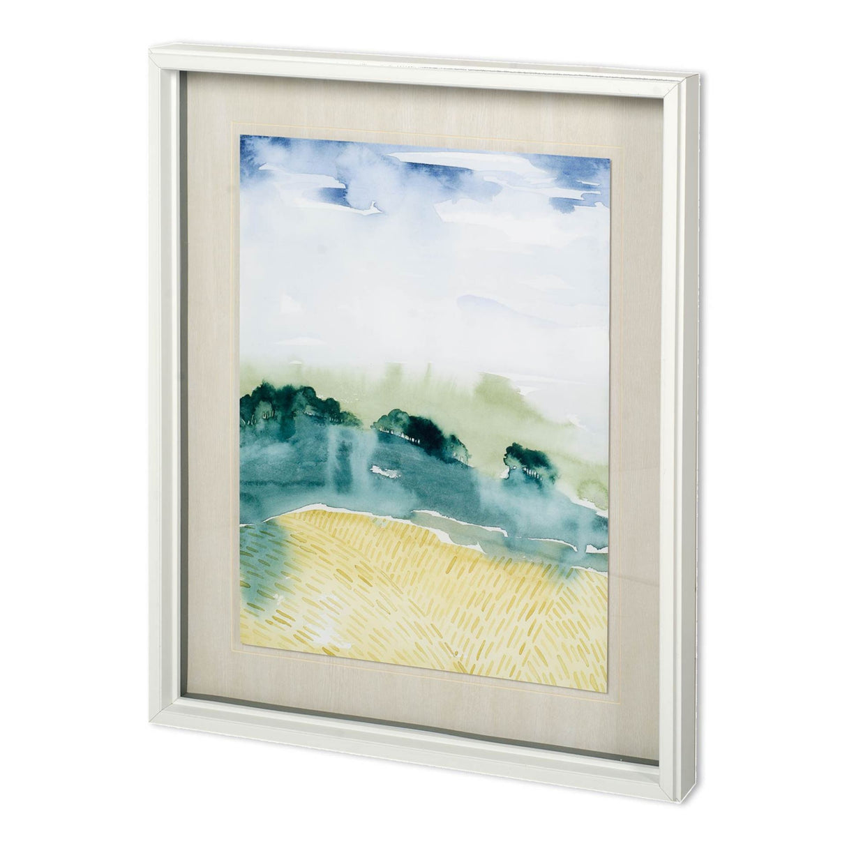 Custom Mountain Vale I by Grace Popp a Framed Art Print Matted under Glass from Mercana - Luna Furniture