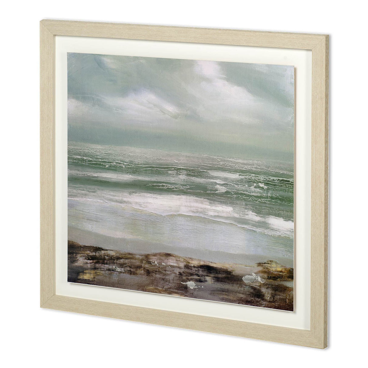GREY DAWN by CAROLINE GOLD a Hand Embellished Textured Framed Art Print from Mercana - Luna Furniture