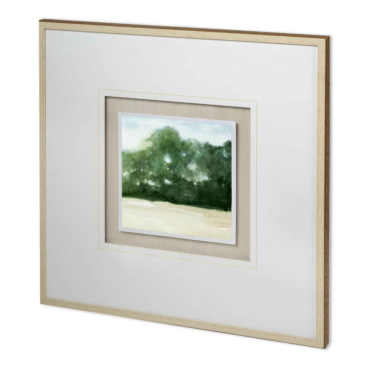 Loose Landscape II by Grace Popp a Hand Embellished Textured Framed Art Print Matted under Glass from Mercana - Luna Furniture