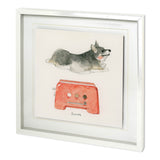 Corgi's Backery III by Mercana Studio Hand Embellished Textured Framed Art Print Matted under Glass from Mercana - Luna Furniture
