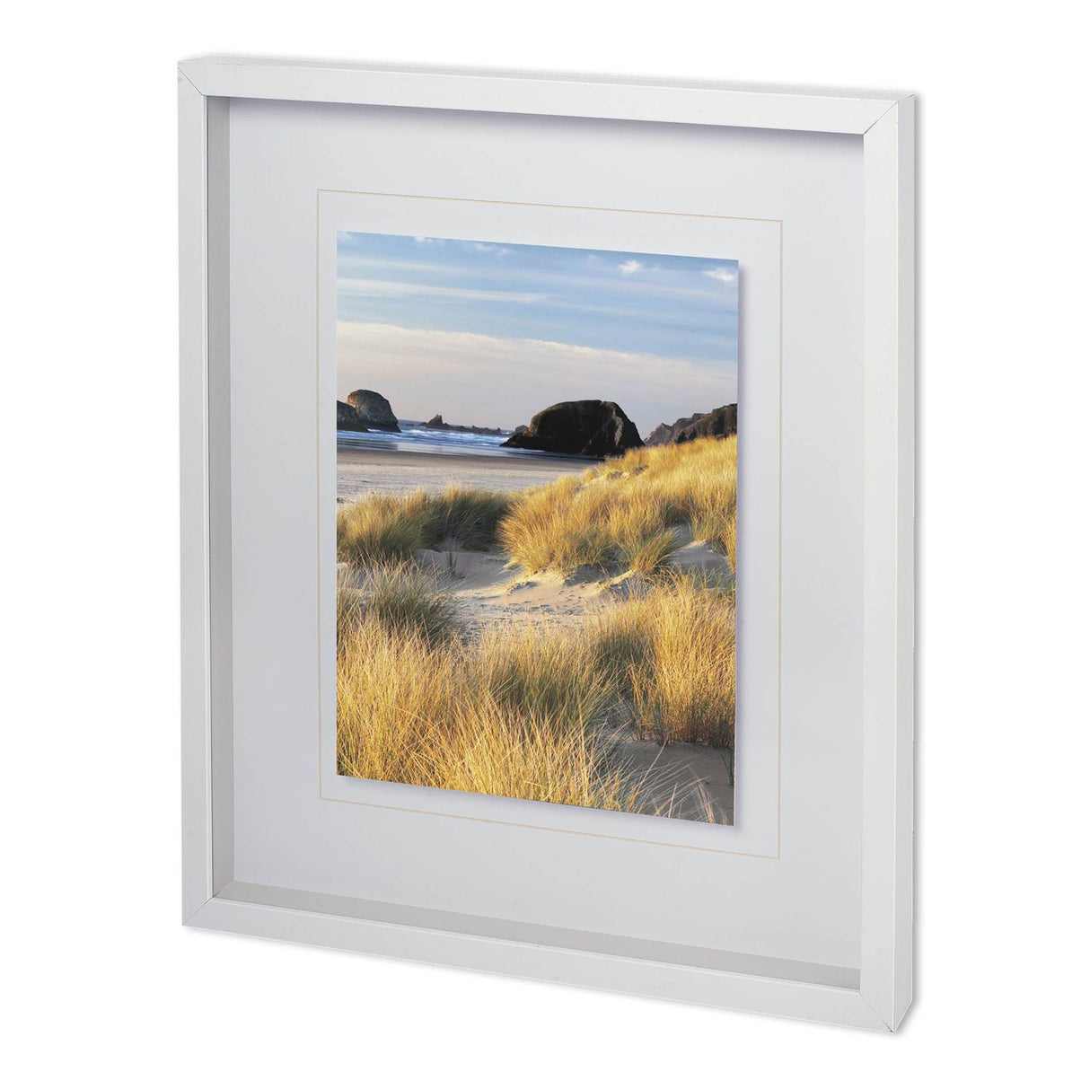 DUNE GRASS & BEACH II by DENNIS FRATES a Framed Photo Art Print Matted under Glass from Mercana - Luna Furniture