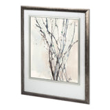 Custom Watercolor Branches II by Samuel Dixon Hand Embellished Framed Art Print Matted under Glass from Mercana - Luna Furniture