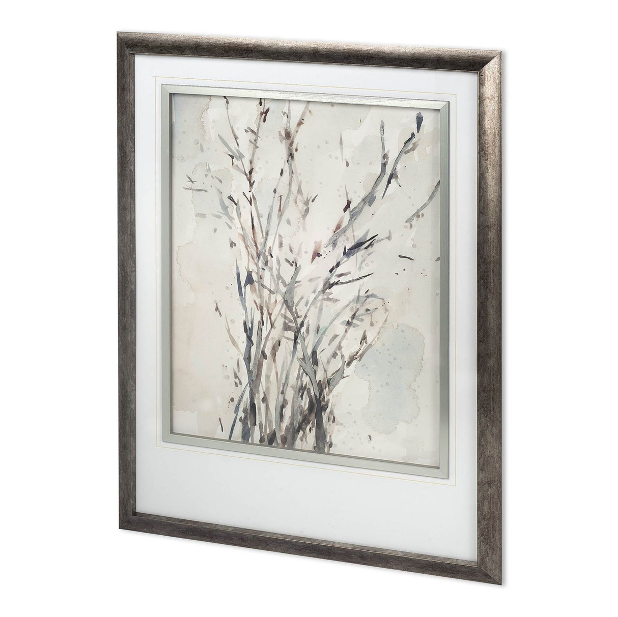 Custom Watercolor Branches I by Samuel Dixon Hand Embellished Framed Art Print Matted under Glass from Mercana - Luna Furniture