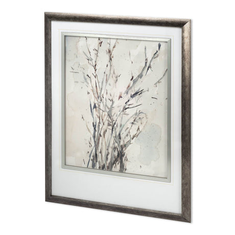 Custom Watercolor Branches I by Samuel Dixon Hand Embellished Framed Art Print Matted under Glass from Mercana - Luna Furniture
