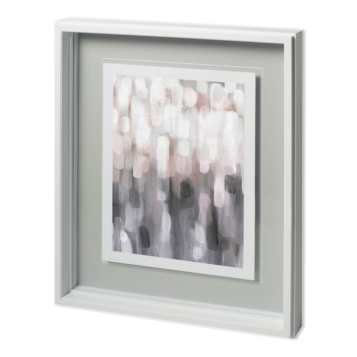 Blushing II by Karen Lorena Parker a Hand Embellished Textured Framed Art Print Matted under Glass from Mercana - Luna Furniture