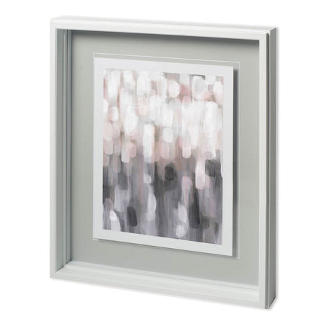 Blushing II by Karen Lorena Parker a Hand Embellished Textured Framed Art Print Matted under Glass from Mercana - Luna Furniture