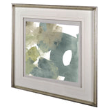 Agate Gesture II by June Vess a Hand Embellished Textured Framed Art Print Matted under Glass from Mercana - Luna Furniture