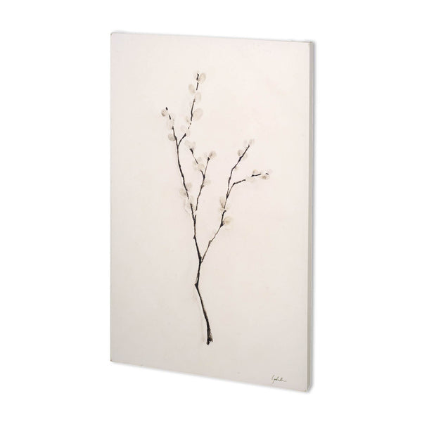 Snow Greetings I by Mercana Studio a Hand Embellished Textured Canvas