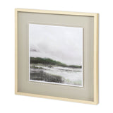 Edge of Bay ALT V3 by Liz Jardine a Hand Embellished Textured Framed Art Print Matted under Glass from Mercana - Luna Furniture