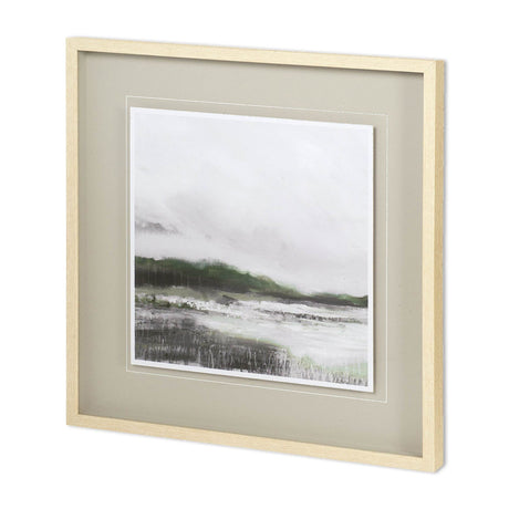 Edge of Bay ALT V3 by Liz Jardine a Hand Embellished Textured Framed Art Print Matted under Glass from Mercana - Luna Furniture