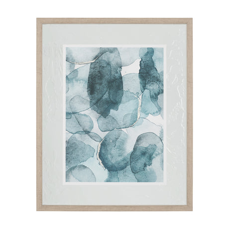 Swim II by Mercana Studio a Hand Embellished Textured Framed Art Print Matted under Glass from Mercana - Luna Furniture