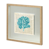 Seaweed Pages by Christopher James a Hand Embellished Textured Framed Art Print Matted under Glass from Mercana - Luna Furniture