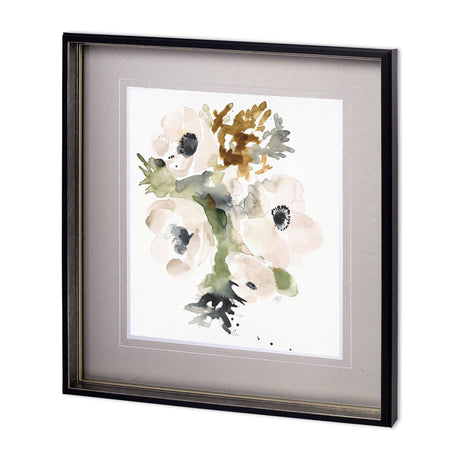 winter bouquet 2 by Megan Swartz a Hand Embellished Textured Framed Art Print Matted under Glass from Mercana - Luna Furniture