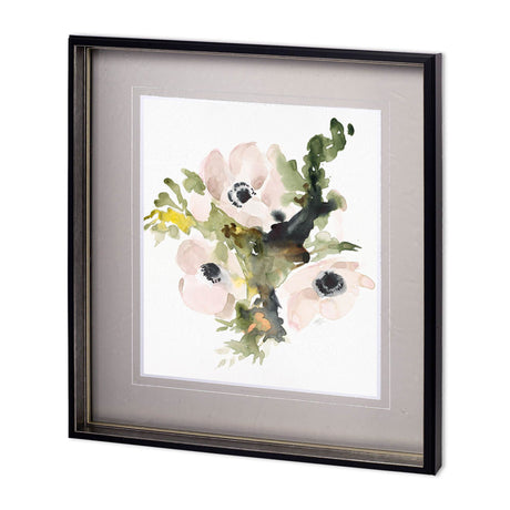 winter bouquet 1 by Megan Swartz a Hand Embellished Textured Framed Art Print Matted under Glass from Mercana - Luna Furniture