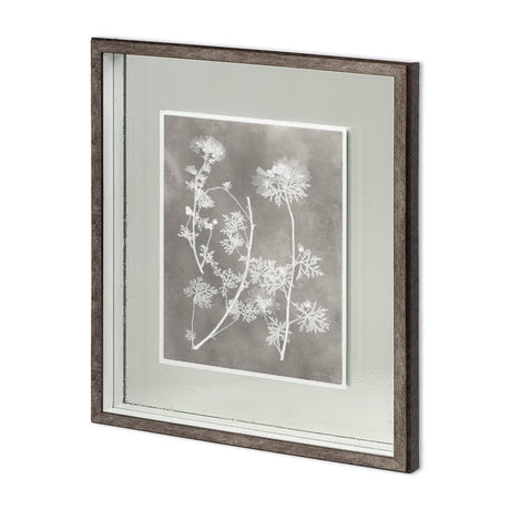 Custom Herbarium Study IV by Vision Studio Hand Embellished Framed Art Print Matted under Glass from Mercana - Luna Furniture