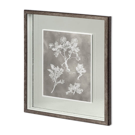 Custom Herbarium Study II by Vision Studio Hand Embellished Framed Art Print Matted under Glass from Mercana - Luna Furniture