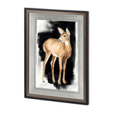 Custom Nocturnal II by Grace Popp a Hand Embellished Textured Framed Art Print Matted under Glass from Mercana - Luna Furniture