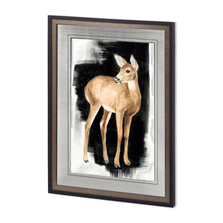 Custom Nocturnal II by Grace Popp a Hand Embellished Textured Framed Art Print Matted under Glass from Mercana - Luna Furniture