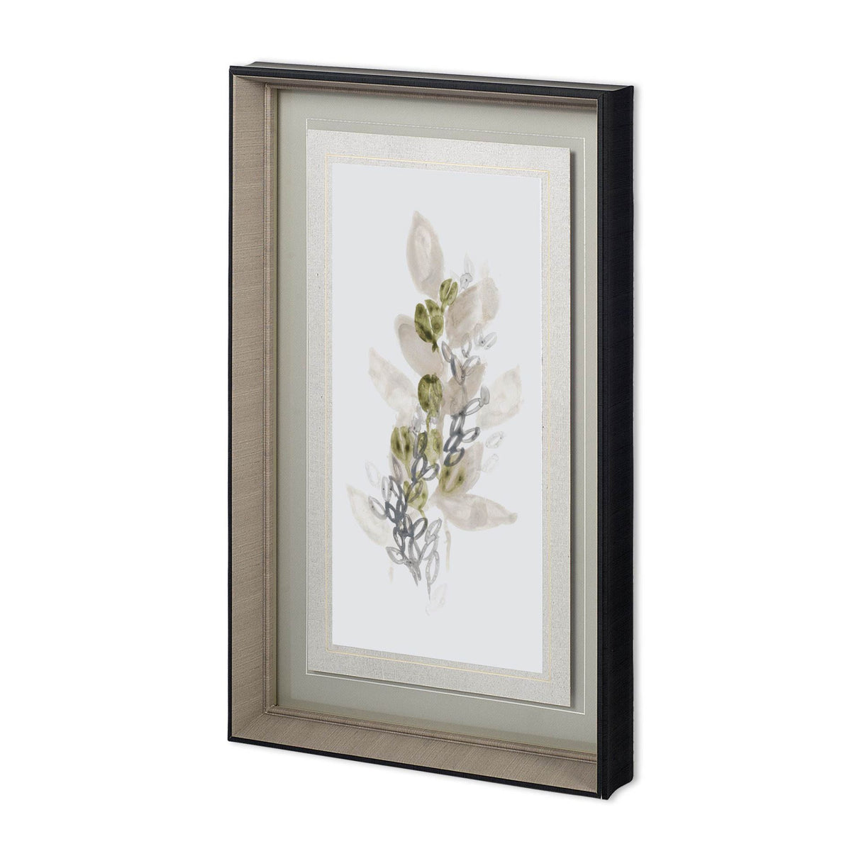 Botanica Whimsy III by June Erica Vess Hand Embellished Textured Framed Art Print Matted under Glass from Mercana - Luna Furniture
