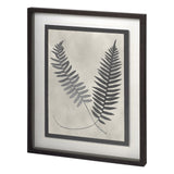 Vintage Fern Study by Mercana Studio a Hand Embellished Textured Framed Art Print Matted under Glass from Mercana - Luna Furniture
