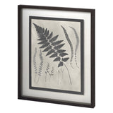 Vintage Fern Study by Mercana Studio a Hand Embellished Textured Framed Art Print Matted under Glass from Mercana - Luna Furniture