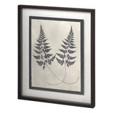 Vintage Fern Study by Mercana Studio a Hand Embellished Textured Framed Art Print Matted under Glass from Mercana - Luna Furniture