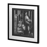 Vintage Sport - Boxing by Frank Assaf Hand Embellished Textured Framed Art Photo Matted under Glass from Mercana - Luna Furniture