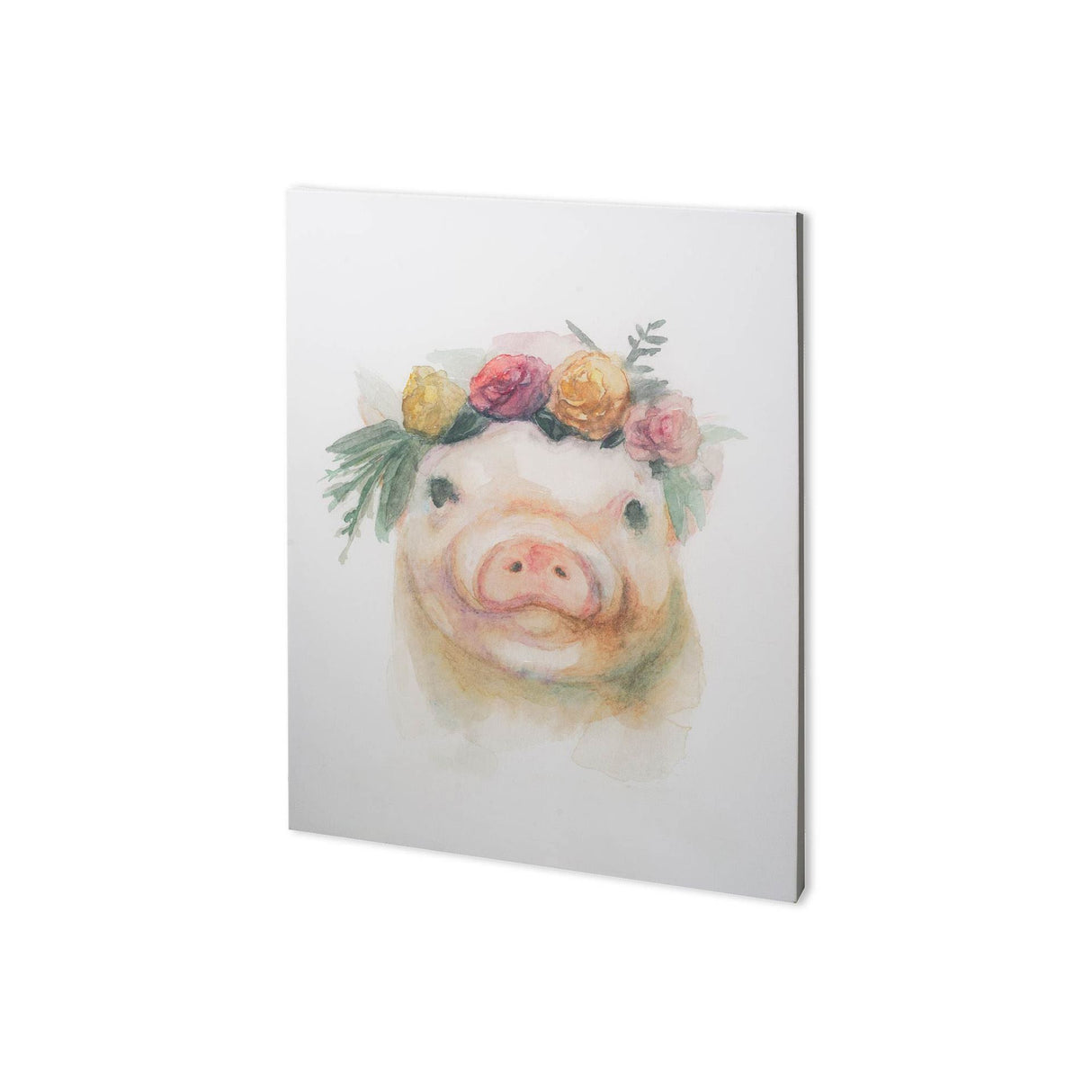 Flower Crown II by Mercana Studio a Hand Embellished Textured Canvas from Mercana - Luna Furniture