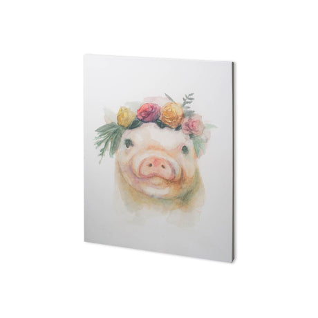 Flower Crown II by Mercana Studio a Hand Embellished Textured Canvas from Mercana - Luna Furniture