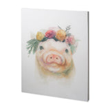 Flower Crown II by Mercana Studio a Hand Embellished Textured Canvas from Mercana - Luna Furniture