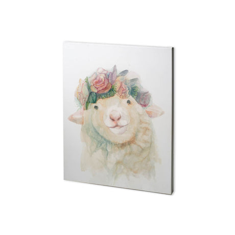 Flower Crown I by Mercana Studio a Hand Embellished Textured Canvas from Mercana - Luna Furniture