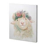 Flower Crown I by Mercana Studio a Hand Embellished Textured Canvas from Mercana - Luna Furniture