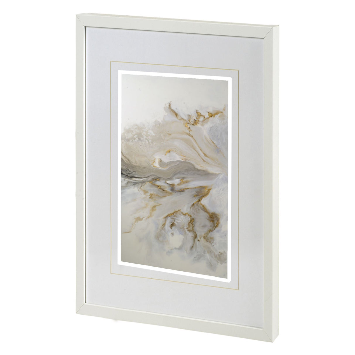 Confluence by Corrie LaVelle a Hand Embellished Textured Framed Art Print Matted under Glass from Mercana - Luna Furniture