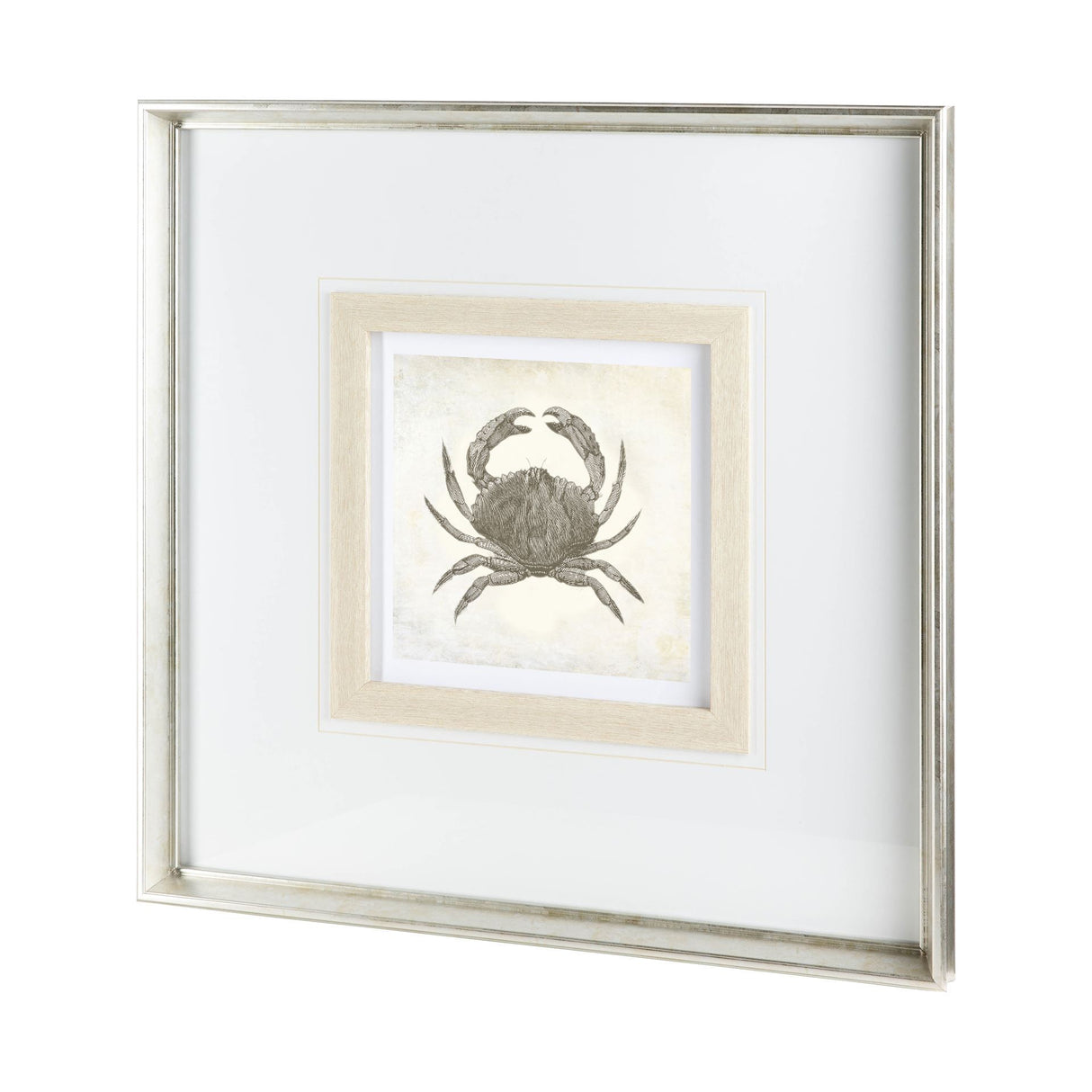 Vintage Crab by Mercana Studio a Framed Art Print Matted under Glass from Mercana - Luna Furniture