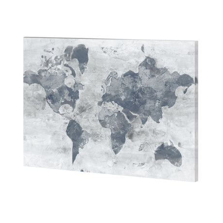 Golden World Neutral by Albena Hristova a Hand Embellished Textured Canvas from Mercana - Luna Furniture