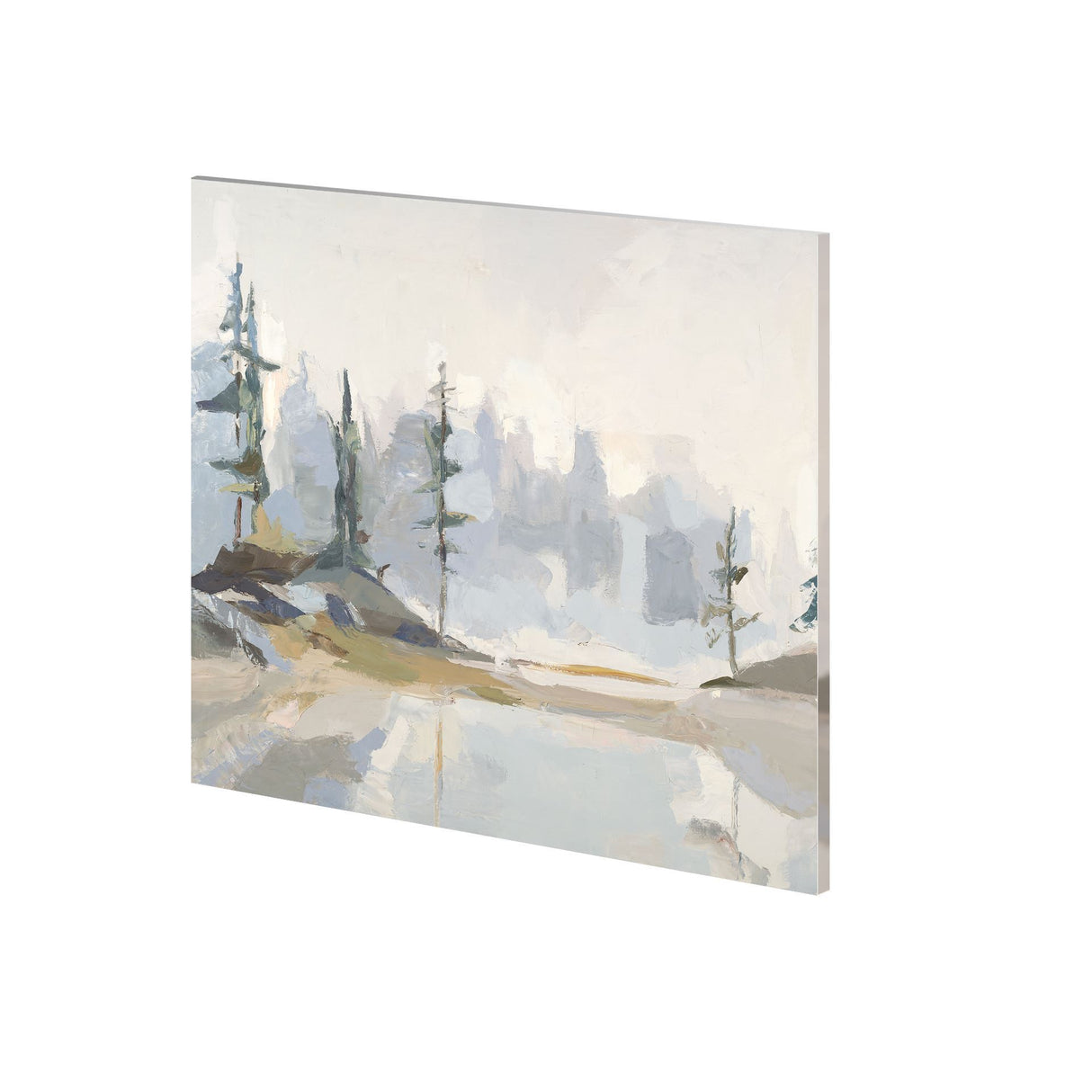 Misty Moraine by Julie Devine a Hand Embellished Textured Canvas from Mercana - Luna Furniture