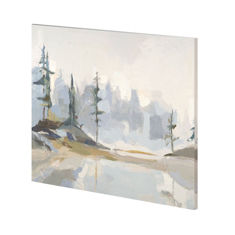 Misty Moraine by Julie Devine a Hand Embellished Textured Canvas from Mercana - Luna Furniture