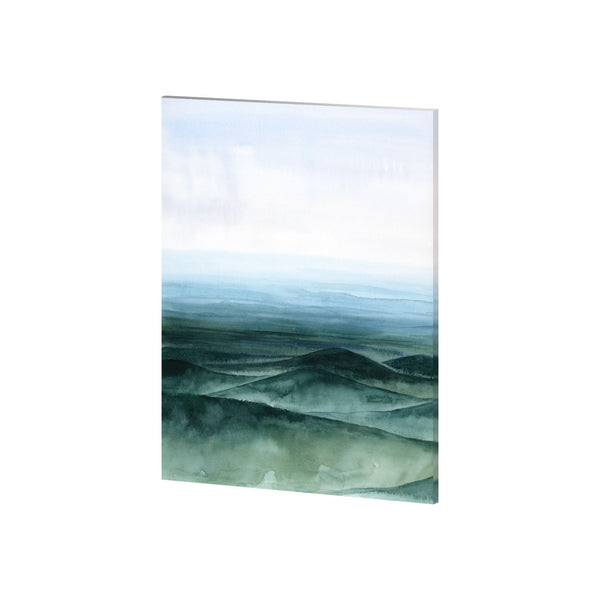 Plane View II by Grace Popp a Hand Embellished Textured Canvas