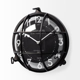 Bellmond 15L x 15H Large Industrial Wall Clock from Mercana - Luna Furniture