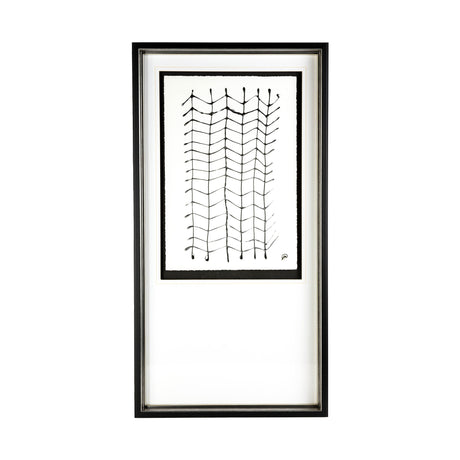 Lines I by Studio M a handmade Original Framed Artwork under Glass from Mercana - Luna Furniture