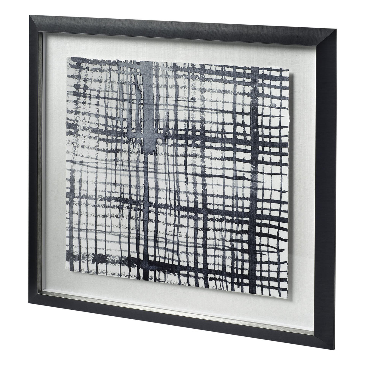 Custom Stylus I by Chariklia Zarris a Hand Embellished Textured Framed Art Print Matted under Glass from Mercana - Luna Furniture